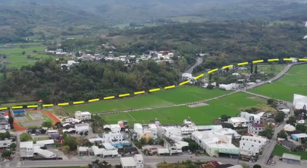 池上斷層。(圖片來源:公視新聞)